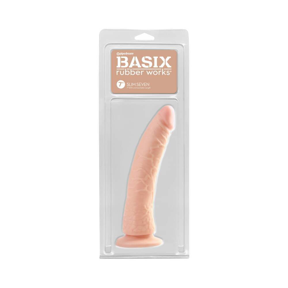 7 inch Dildo by Pipedream in Vanilla Ivory Beige shown for use by Her or Him