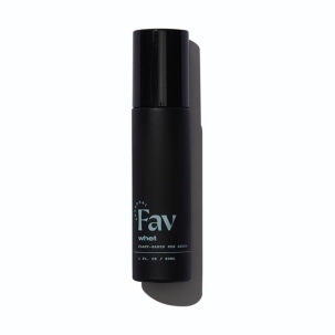 Bottle of 30 ml Plant Based Lube Personal Fav showing botanical formula