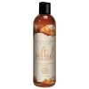 Bottle of 4 oz Plant Based Lube Intimate Earth showing botanical formula