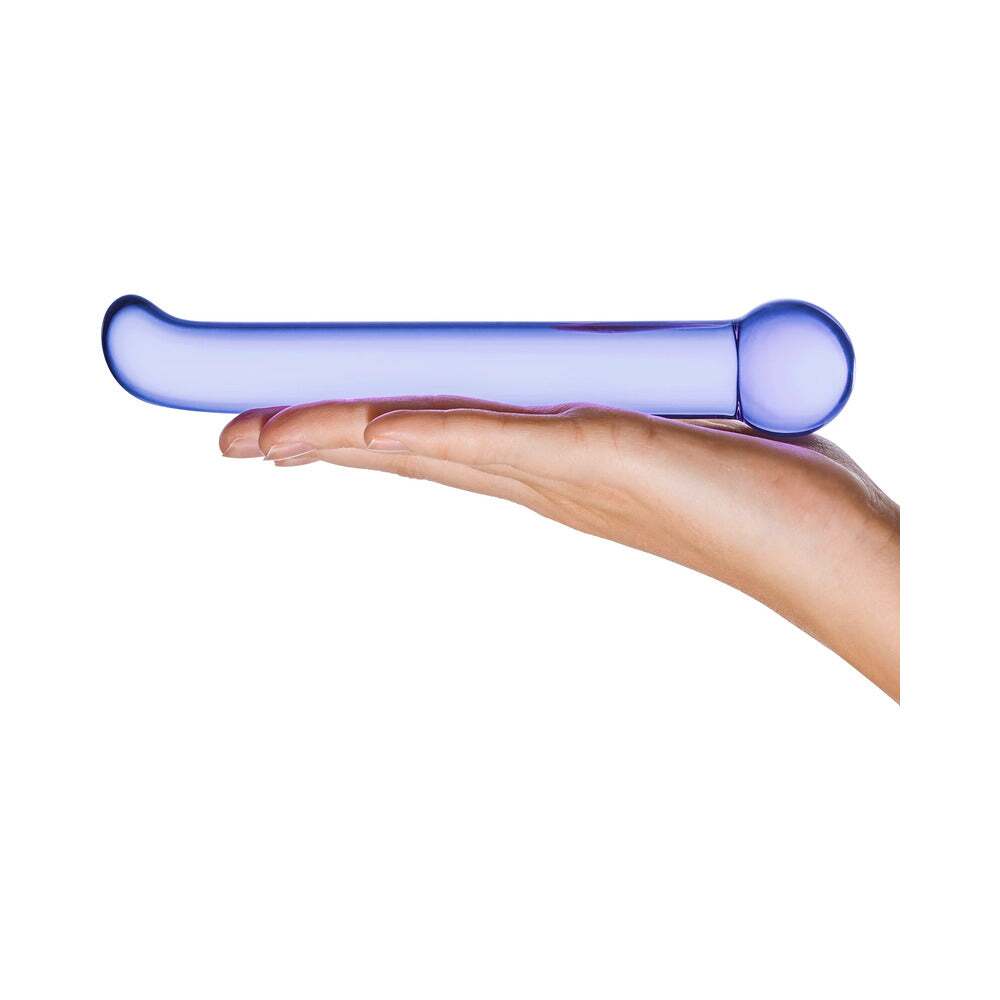 6.75 inch Dildo by Electric Eel in Light Purple shown for pegging Her or Him