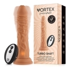 8 inch Dildo by FemmeFunn in Vanilla Ivory Beige shown for use by Her or Him