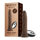 8 inch Dildo by FemmeFunn in Brown Chocolate Cocoa shown for use by Her or Him