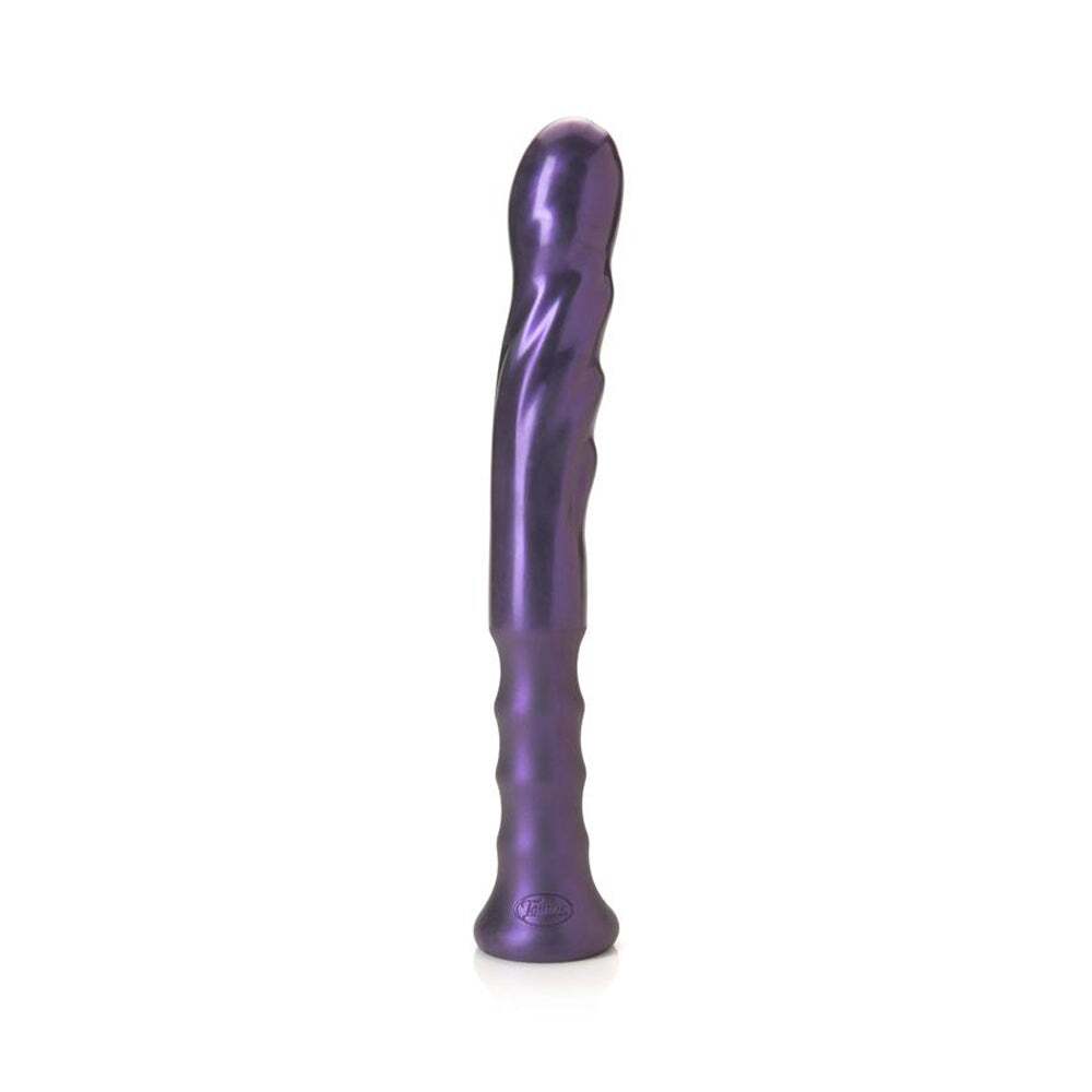 Dildo by Tantus in Purple shown for use by Her or Him