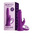 8 inch Dildo by FemmeFunn in Purple shown for use by Her or Him