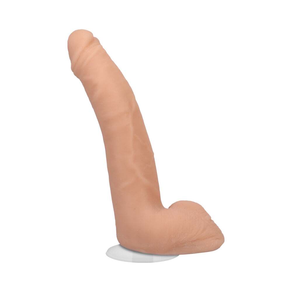 8 inch Dildo from Doc Johnson in Vanilla Ivory Beige designed for anal sex with Her or Him