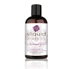 Bottle of 8.5 oz Organic Lube Sliquid showing clean, plant-based formula