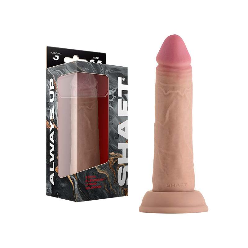 6.5 inch Dildo by Shaft in Vanilla Ivory Beige shown for use by Her or Him