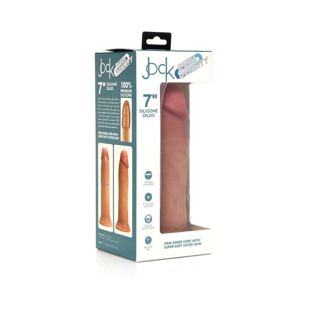 7 inch Dildo by Curve Novelties in Vanilla Ivory Beige shown for use by Her or Him