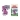 Dildo by Wood Rocket in Purple shown for use by Her or Him