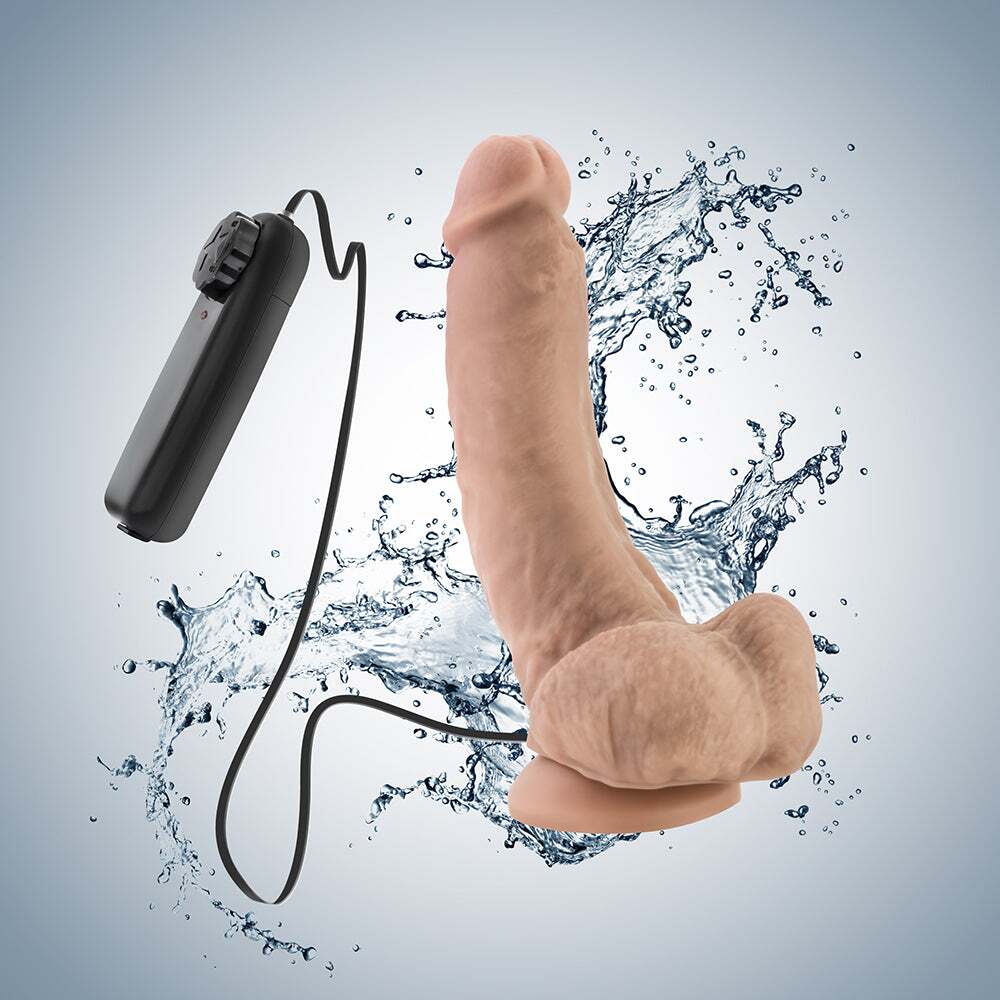 9 inch Dildo from Blush in Vanilla Ivory Beige pictured for anal pleasure for Her or Him