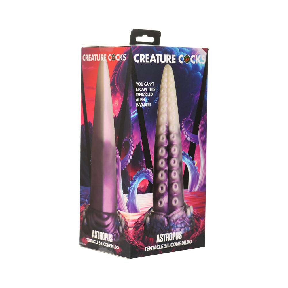 Dildo by XR Brands in Multi-Color shown for use by Her or Him