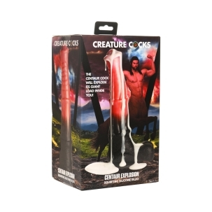 Dildo by XR Brands in Multi-Color shown for use by Her or Him