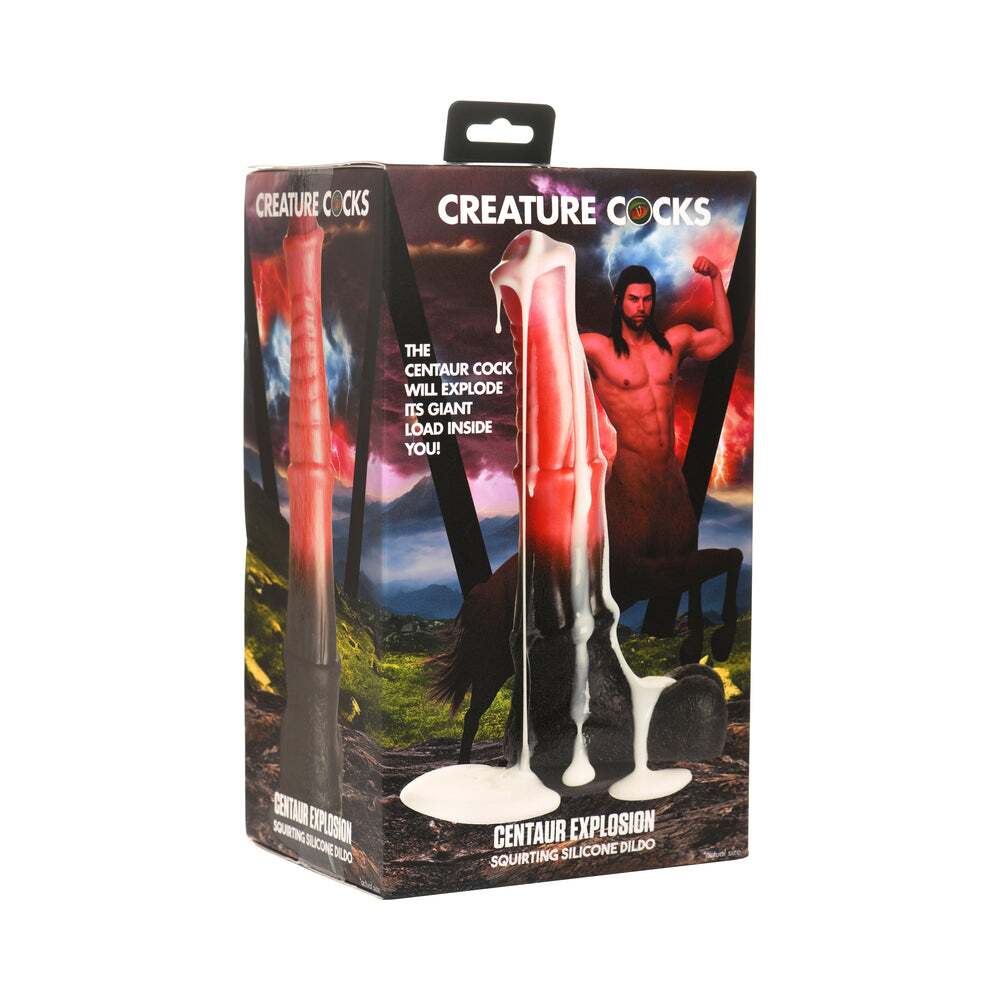Dildo by XR Brands in Multi-Color shown for use by Her or Him