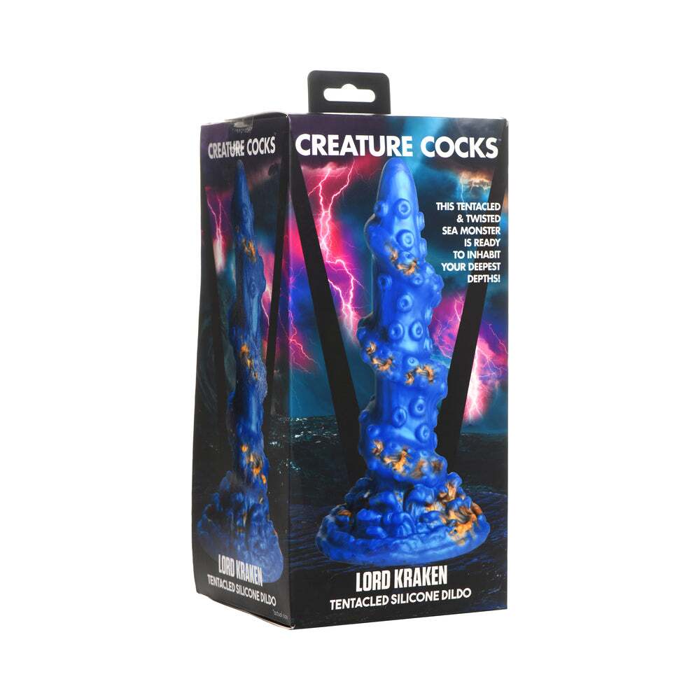 Dildo by XR Brands in Multi-Color shown for use by Her or Him