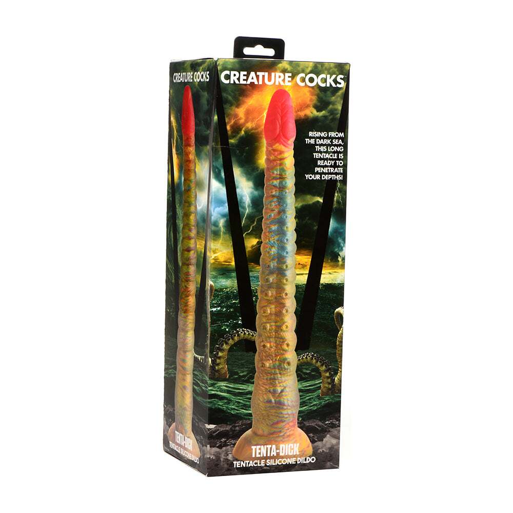 Dildo by XR Brands in Multi-Color shown for use by Her or Him