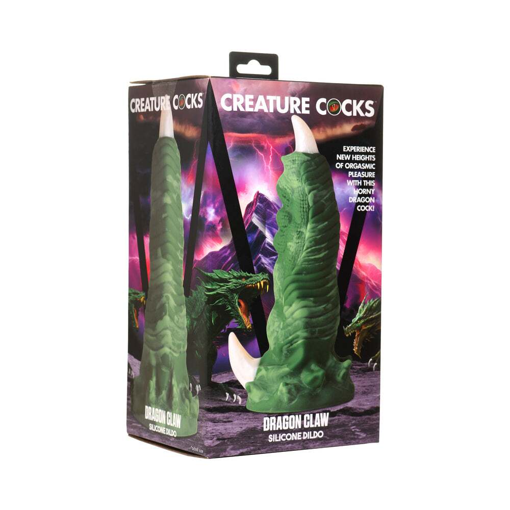 Dildo by XR Brands in Green shown for use by Her or Him