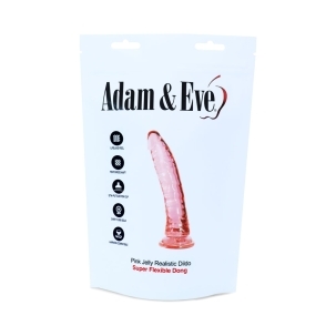 Dildo by Adam & Eve in Light Pink shown for use by Her or Him