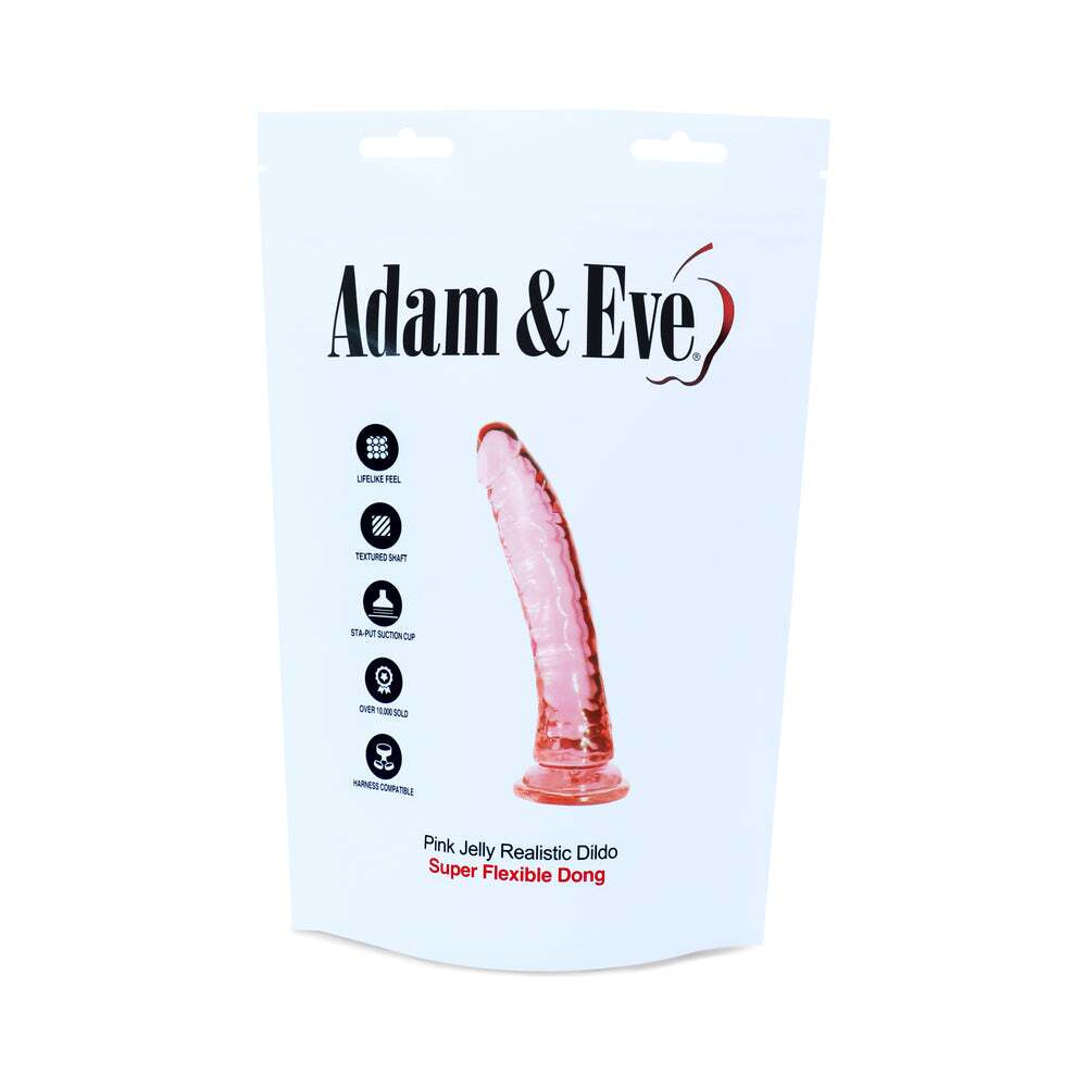 Dildo by Adam & Eve in Light Pink shown for use by Her or Him