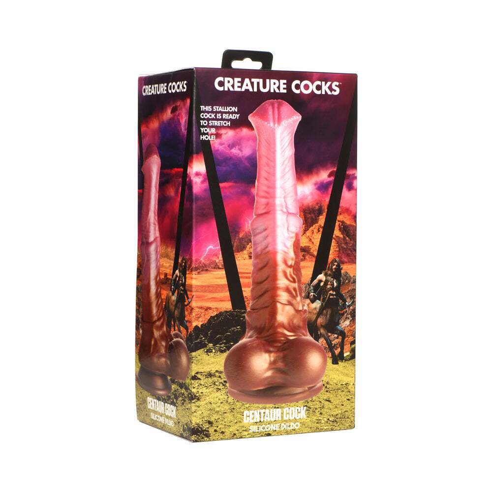 Dildo by XR Brands in Multi-Color shown for use by Her or Him