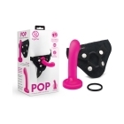 5 inch Dildo by Together Toy in Hot Pink Magenta Fuchsia shown for use by Her or Him