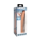 7 inch Dildo by Curve Novelties in Vanilla Ivory Beige shown for use by Her or Him