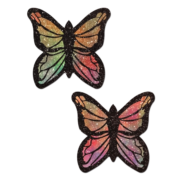 Feel sexy wearing sexy nipple covers  Butterfly Prism! Wearing Butterfly Prism nipples covers by Pastease can be fun and sexy!