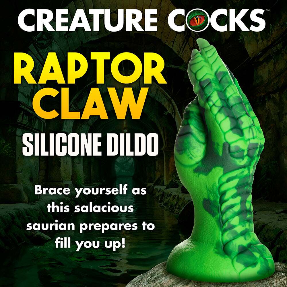 Dildo from XR Brands in Green pictured for anal pleasure for Her or Him