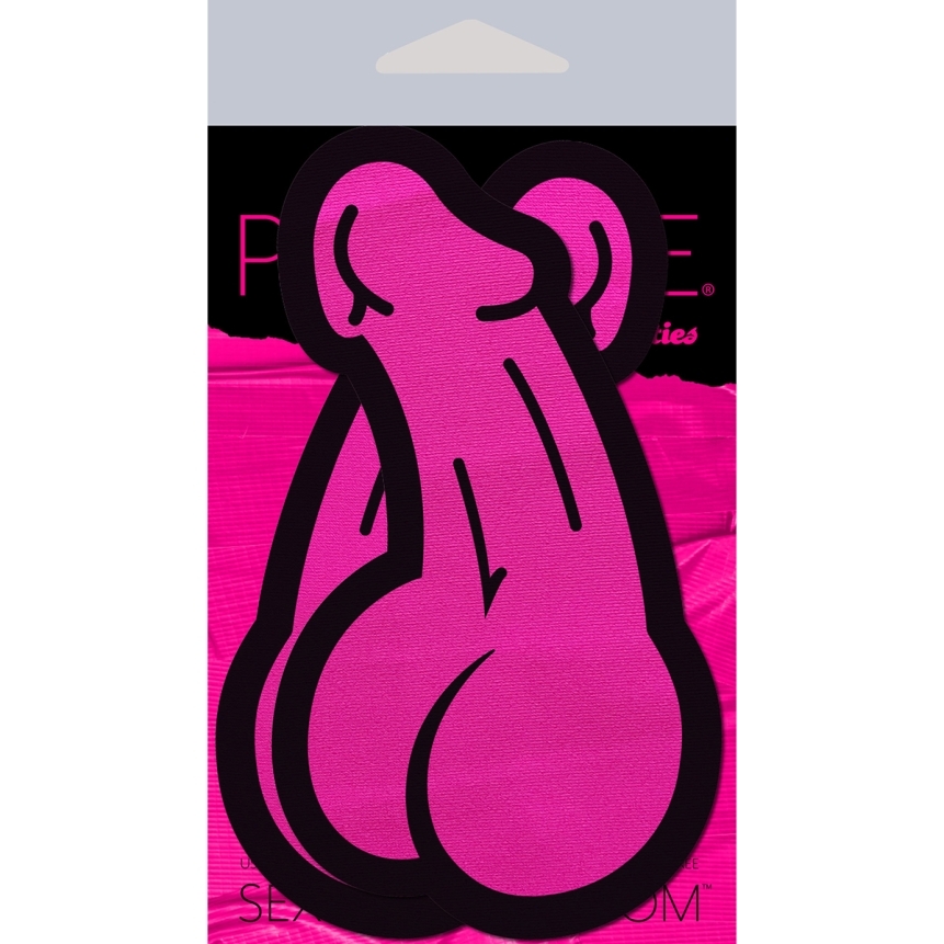 Wearing pink penises nipples covers by pastease can be fun and sexy!