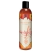 Bottle of  Water Based Lube Intimate Earth showing clean, lightweight formula