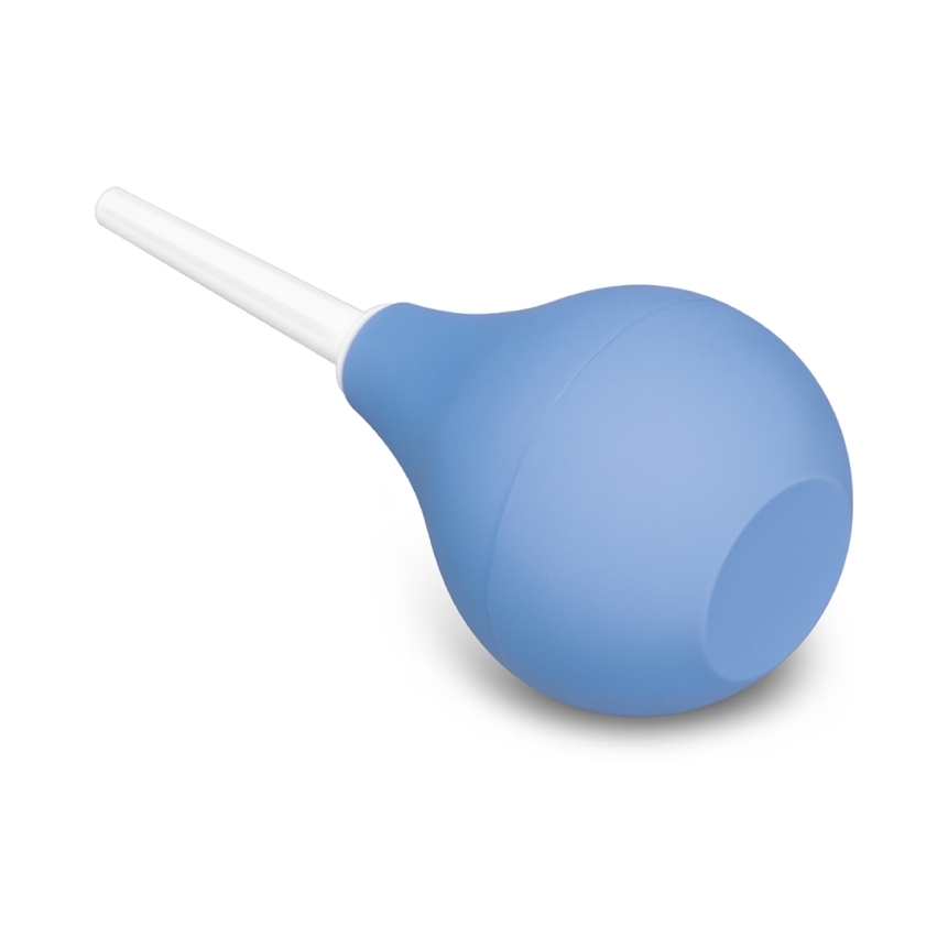 B-vibe compact enema douche blue intimate cleansers and personal cleansing care by b-vibe.