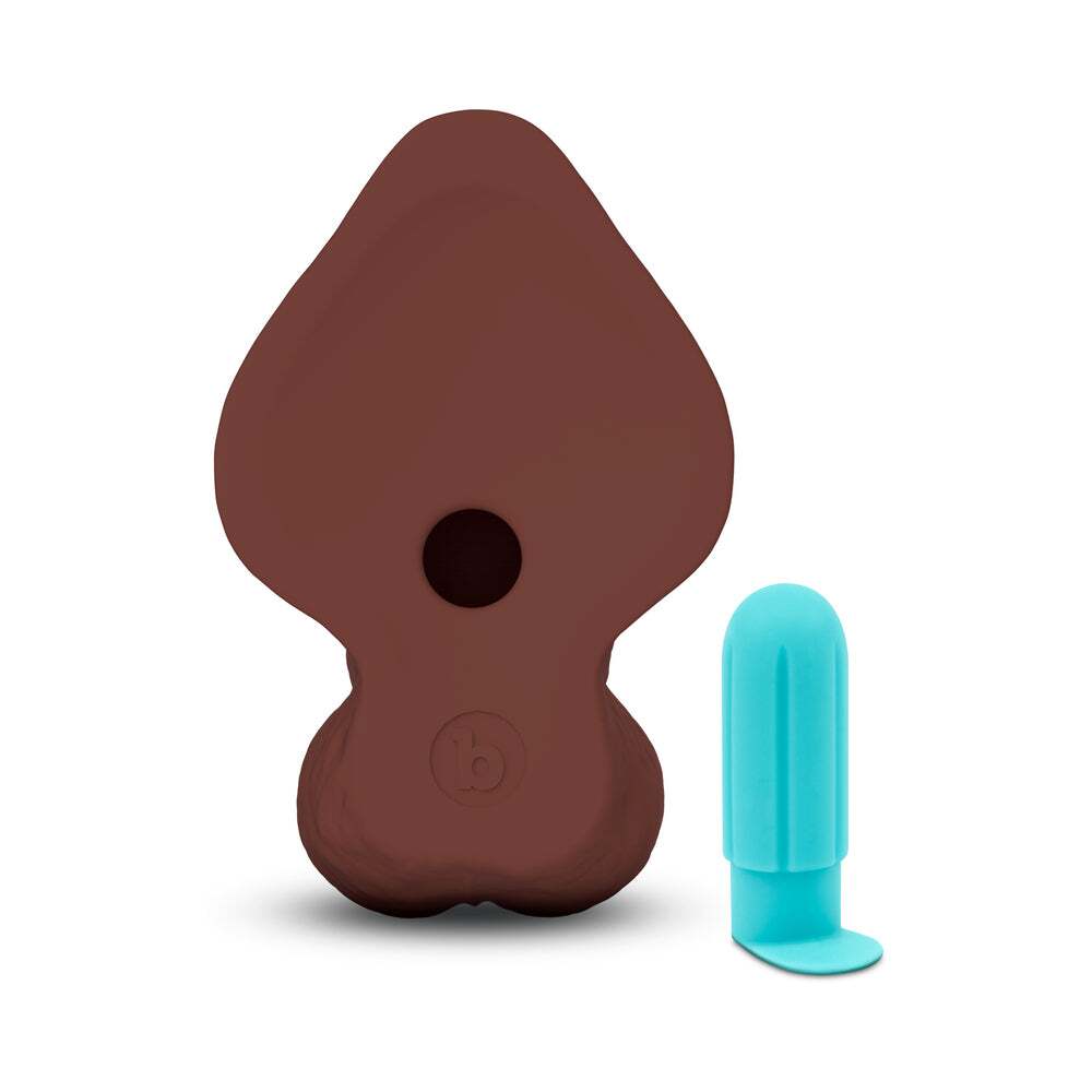10 inch Dildo by b-Vibe in  shown for pegging Her or Him