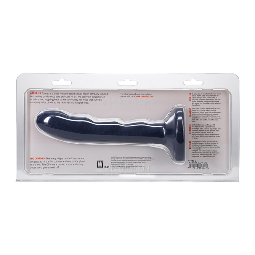 8 inch dildo tantus blue charmer g spot sapphire - image 6