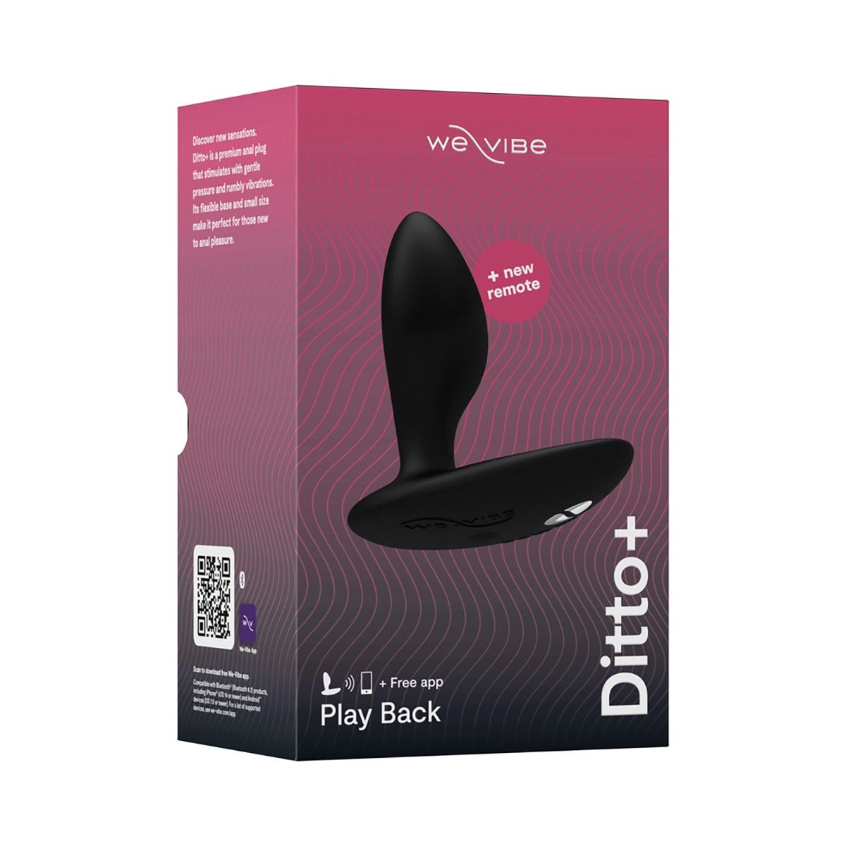 Product image of the Black We-Vibe vibrator on clean background