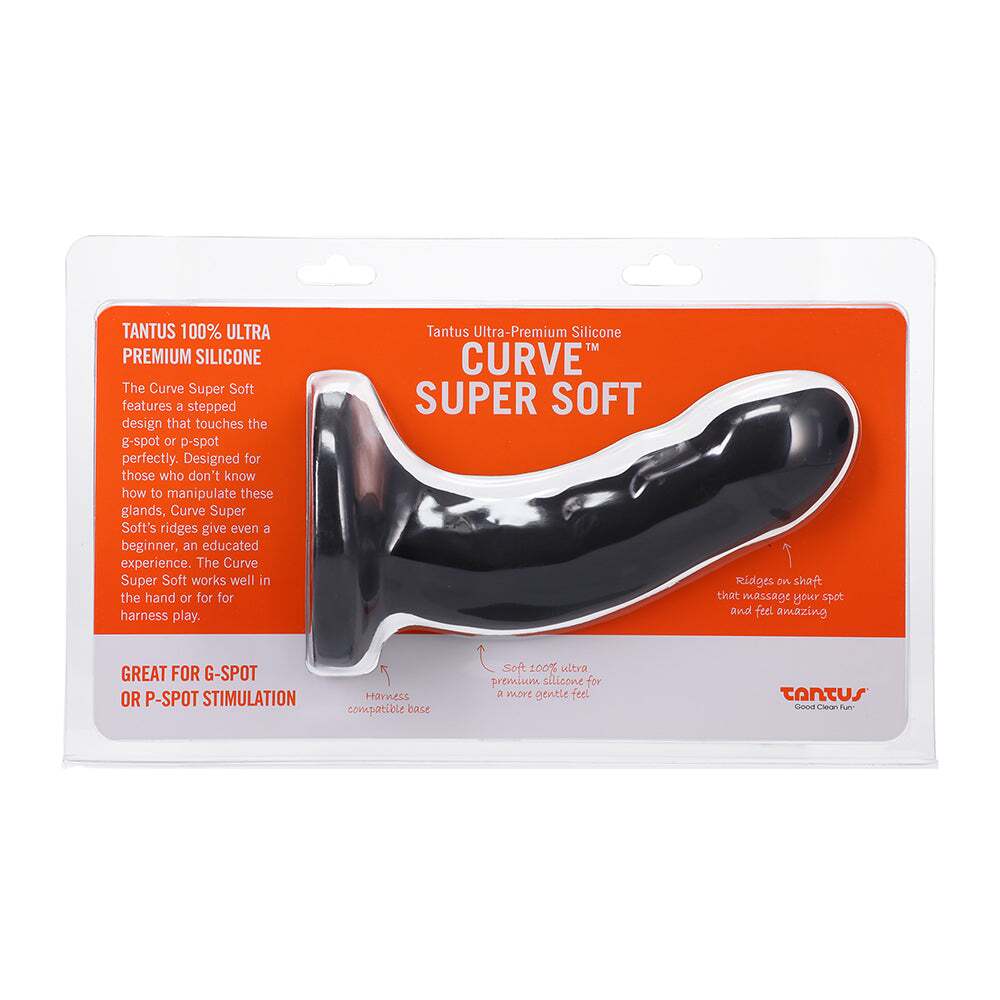 Dildo by Tantus in Black shown for use by Her or Him