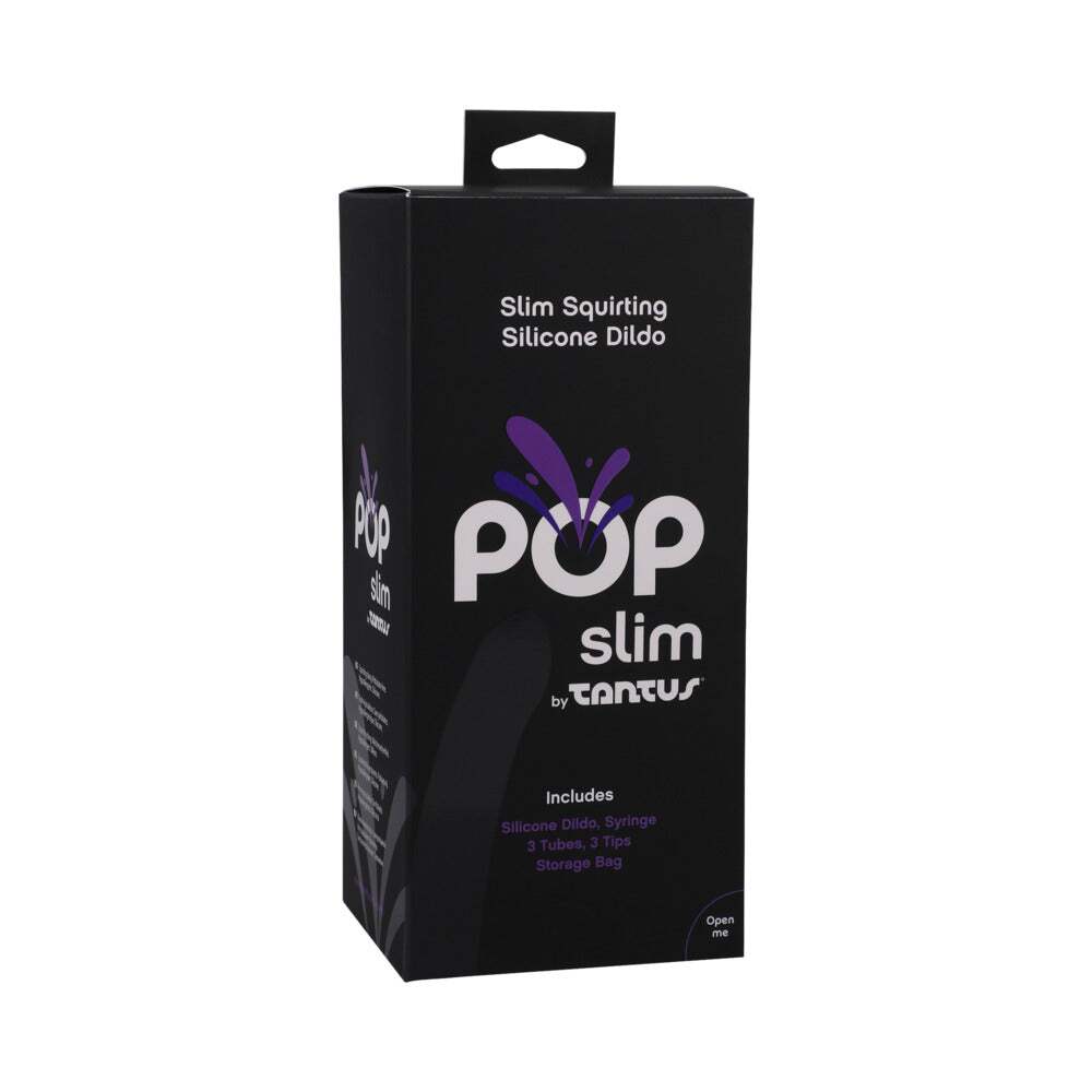 Dildo by Tantus in Purple displayed for pegging Him or Her