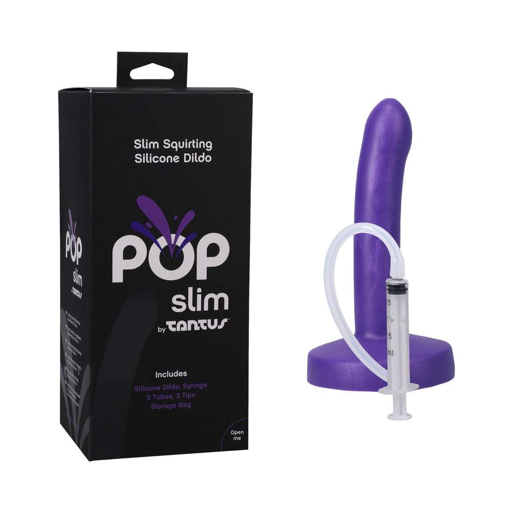 Dildo by Tantus in Purple shown for use by Her or Him