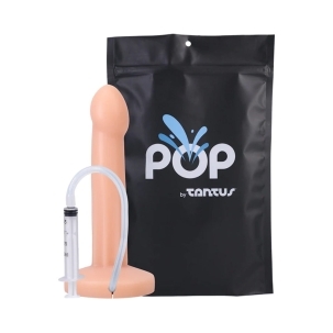 Dildo by Tantus in Vanilla Ivory Beige shown for use by Her or Him