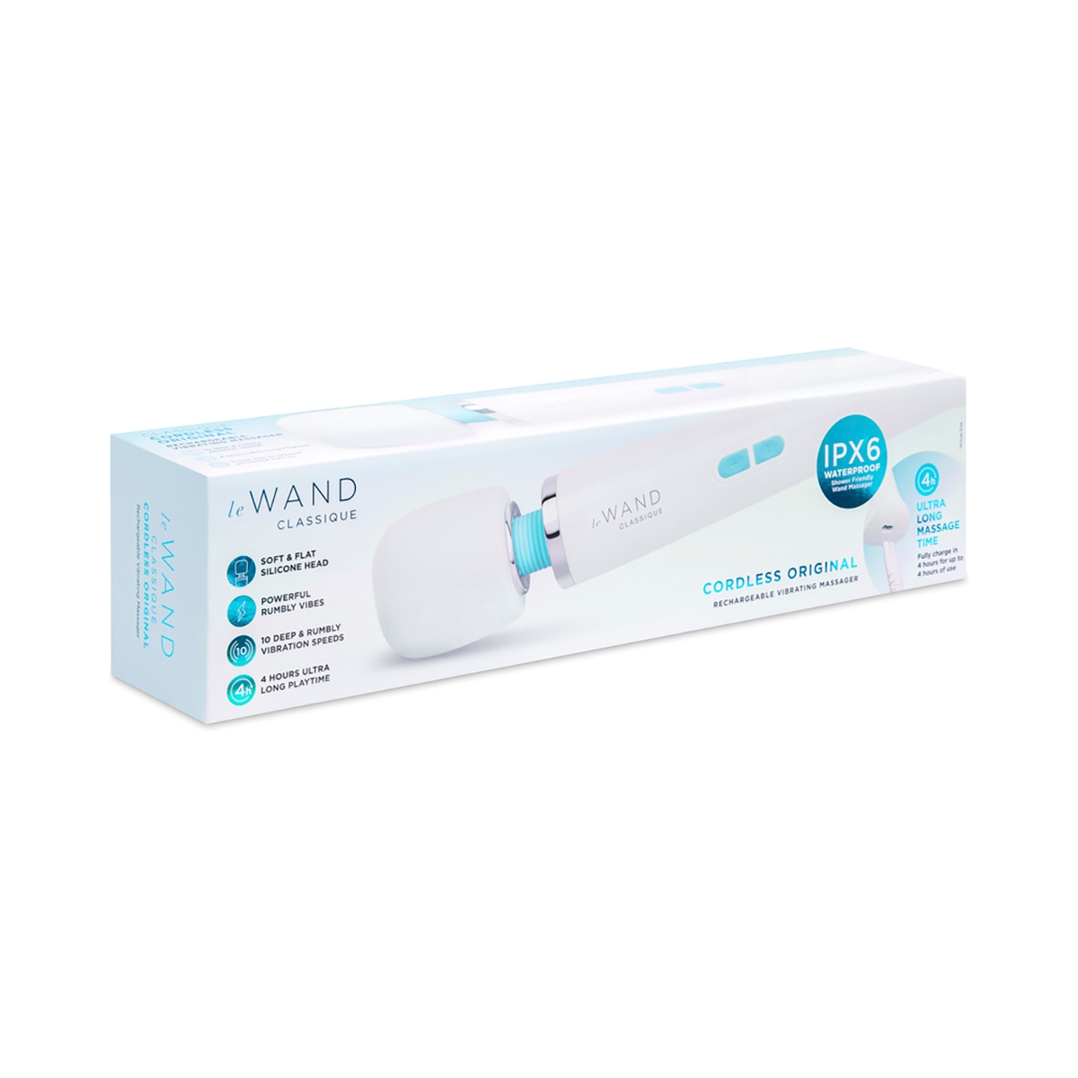Sleek profile view of the  Le Wand vibrator