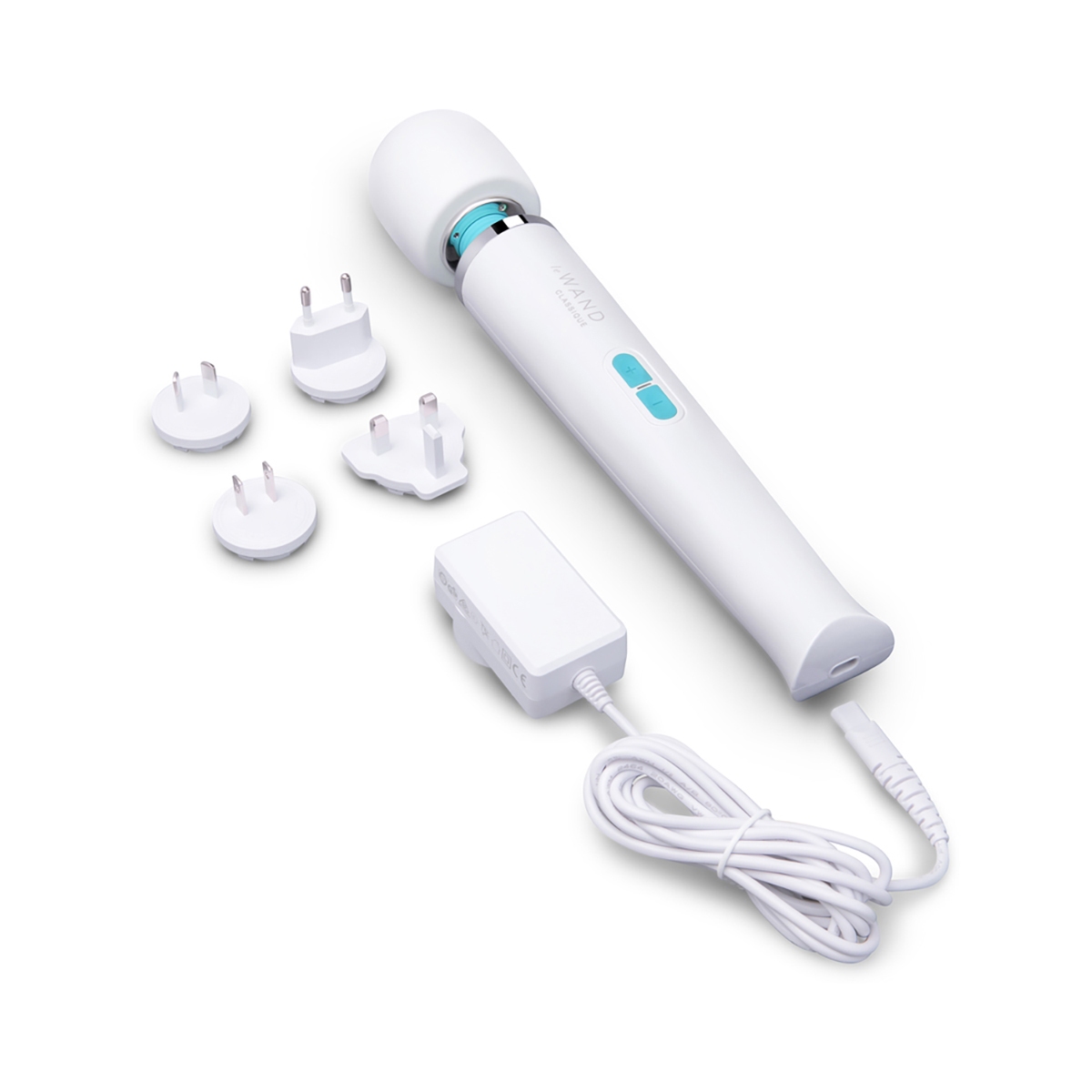 Fully assembled  Le Wand vibrator with smooth exterior