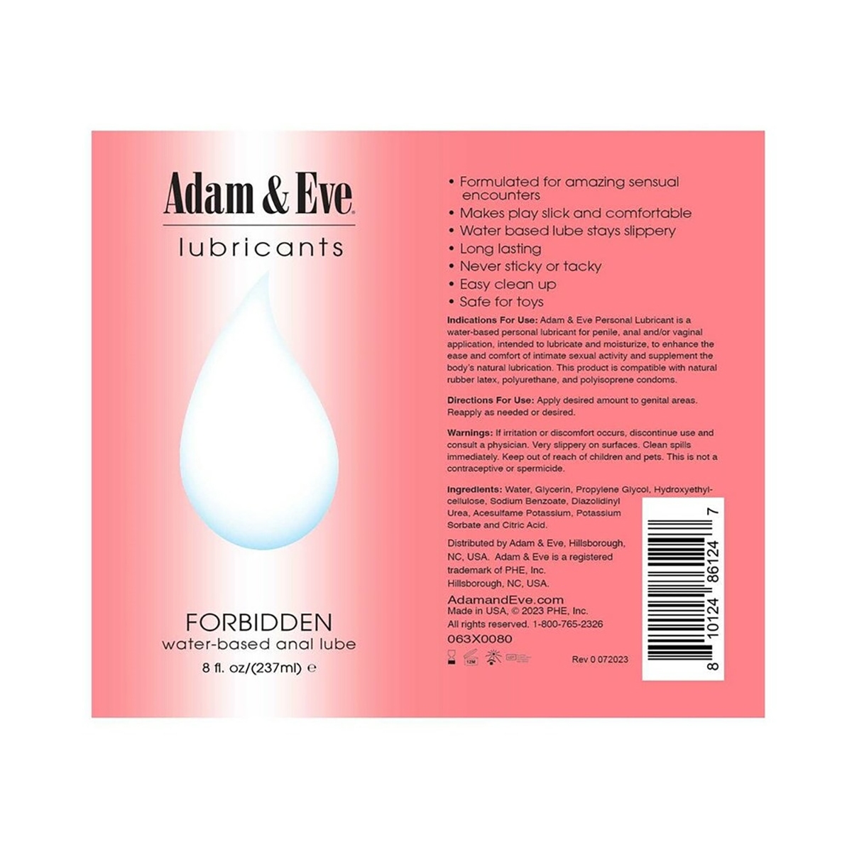 Eve showing clean, lightweight formula