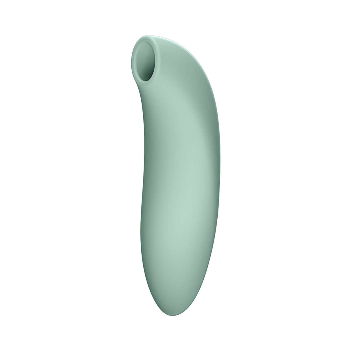 We-Vibe vibrator Melt 2 Pleasure Air Clit Stim Sage shown in hand for scale