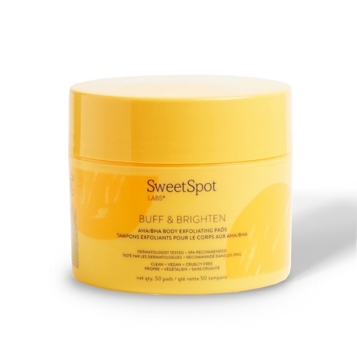 Sweet Spot Buff & Brighten Body Exfoliating Pads intimate cleansers and personal cleansing care by Sweet Spot Labs.