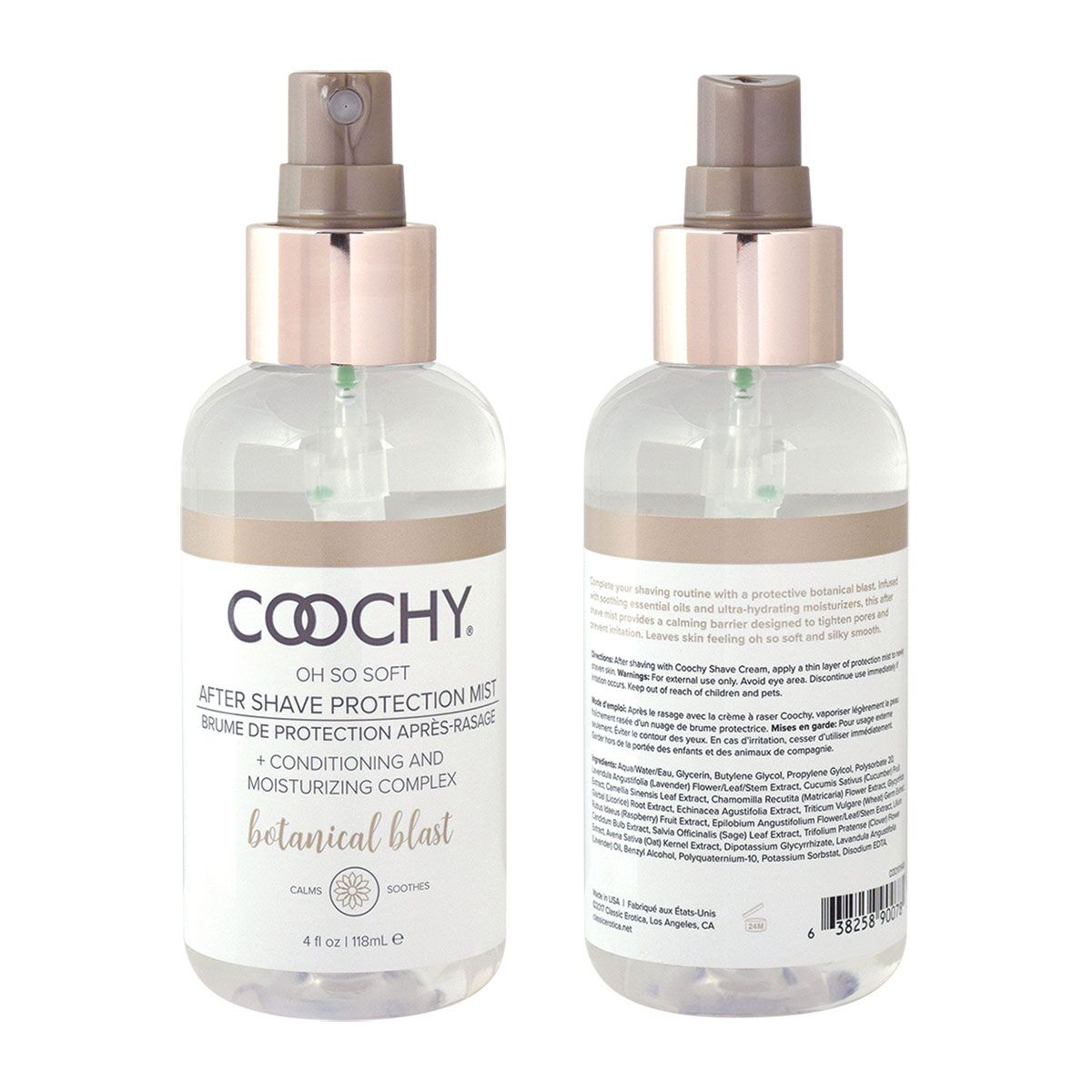 Coochy After Shave Protection Mist 4oz - Botanical Blast intimate cleansers and personal cleansing care by Coochy.