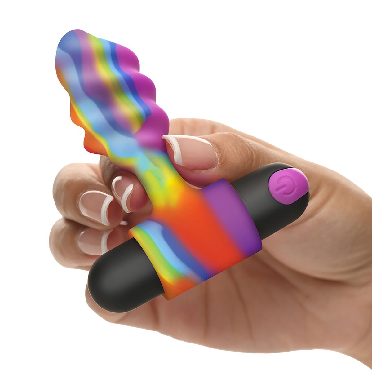 Buy a BANG! Vibrating Rainbow Butt Plug vibrator.
