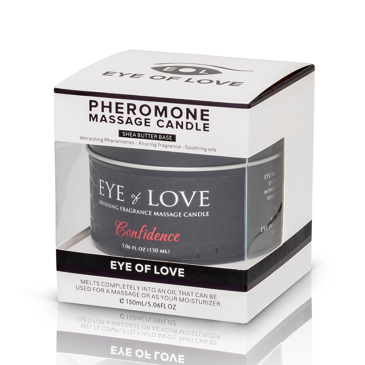 Buy Eye of Love Pheromone Massage Candle 150ml  Confident  M to F  for her or him.