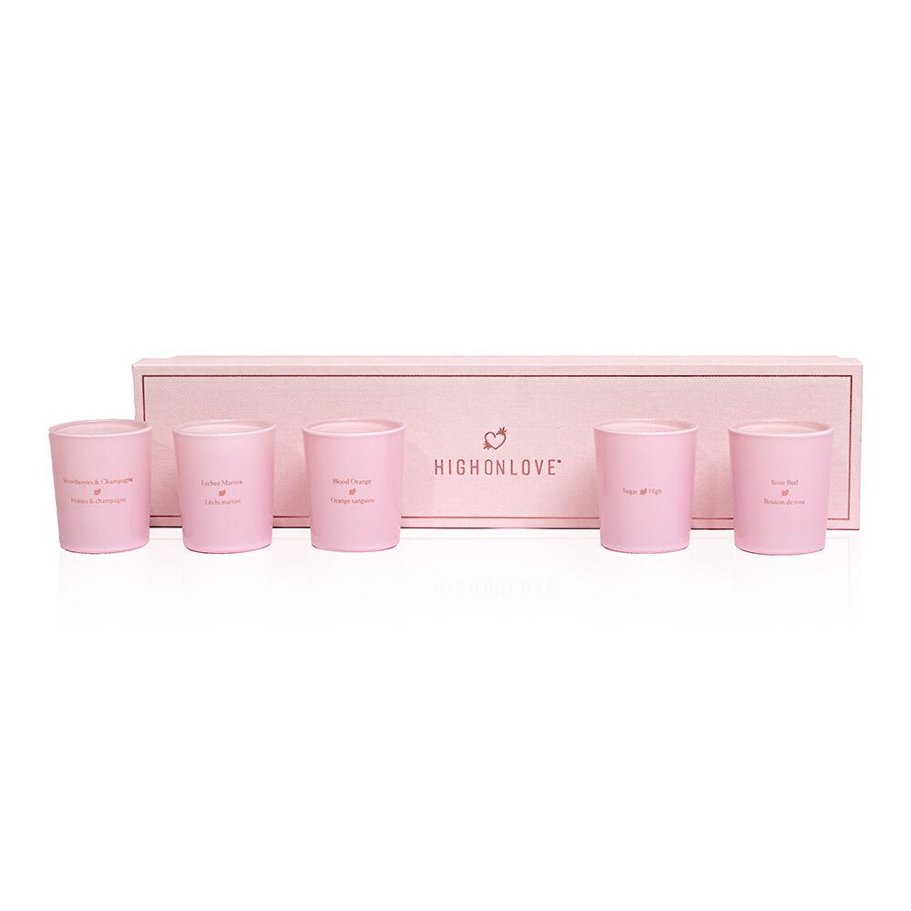 Buy HighOnLove Mini Sensual Massage Candles Collection for her or him.