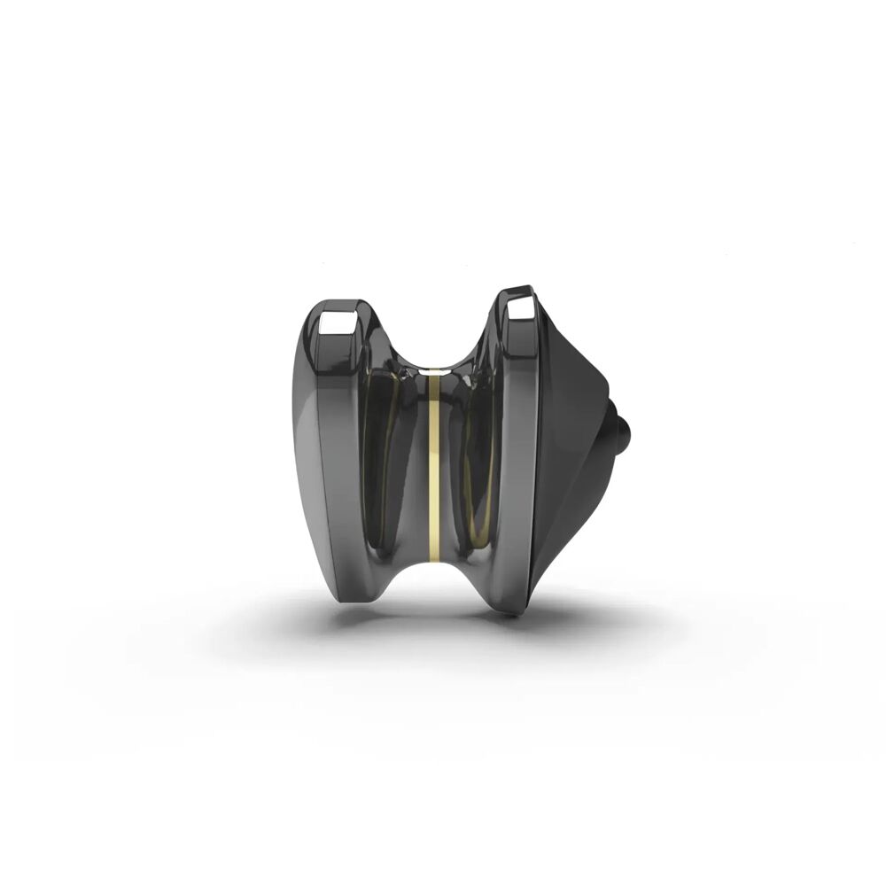 Buy a Mystim Heart's Desire eStim Lay On Vibrator Black vibrator.