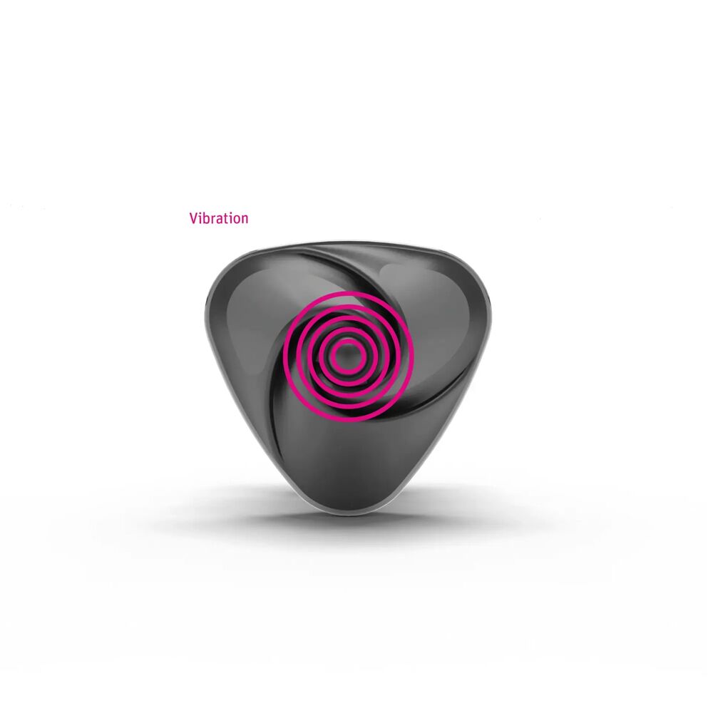 Buy a Mystim Heart's Desire eStim Lay On Vibrator Black vibrator.