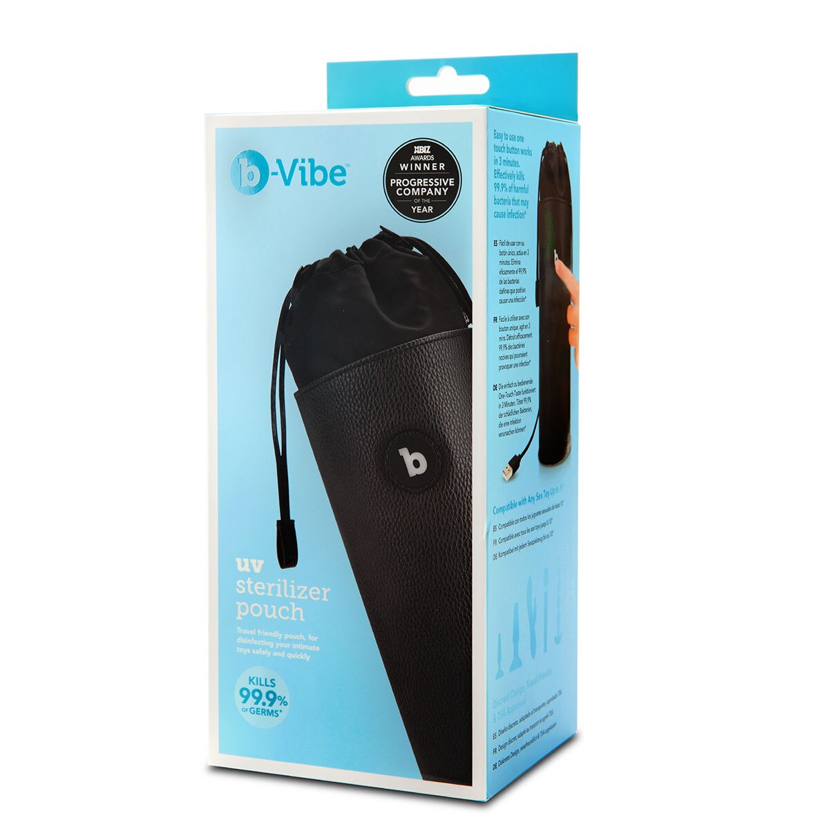B Vibe Uv Sterilizer Pouch Sex Toy Storage Buy and try B Vibe Uv Sterilizer Pouch sex toy storage by B-Vibe