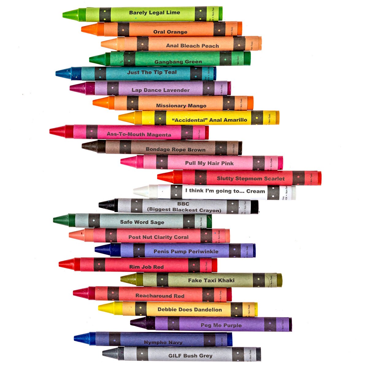 Buy  Offensive Crayons: Porn Pack book for her.